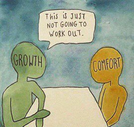 KeepitEZMdeezy's tweet photo. I've been having the same conversation with comfort my entire life... not anymore! #HealthierMindset 💪🏾 https://t.co/nLoSRSOptw