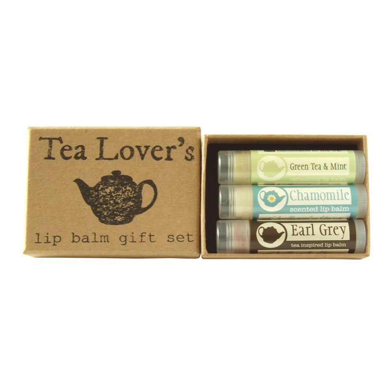 #Tea Lovers Lip Balm Gift Sets are back IN STOCK! They fly out fast so bag your quickly and get your tea fix on! funkyskincare.com/product/tea-lo…