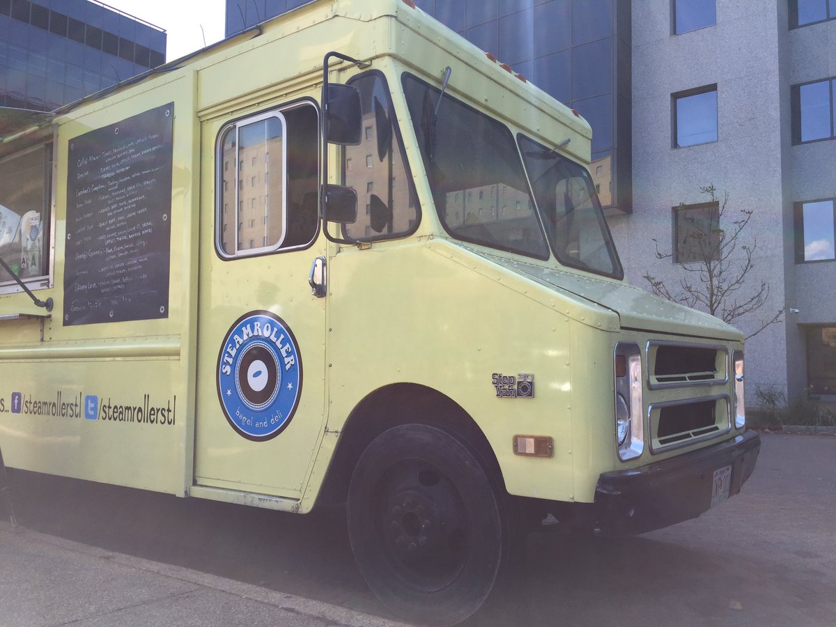StevieBurgess22's tweet photo. so excited @steamrollerstl is up at Wells Fargo Advisors today #nomnom https://t.co/iqJReZGzjy