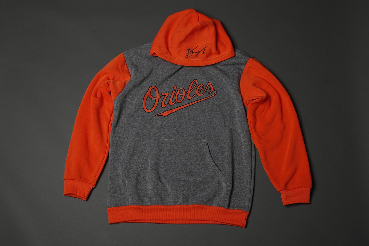 Orioles's tweet image. Retweet for a chance to win an O's Hooded Sweatshirt signed by the 2017 Louis M. Hatter Most Valuable Oriole: Jonathan Schoop! #Birdland