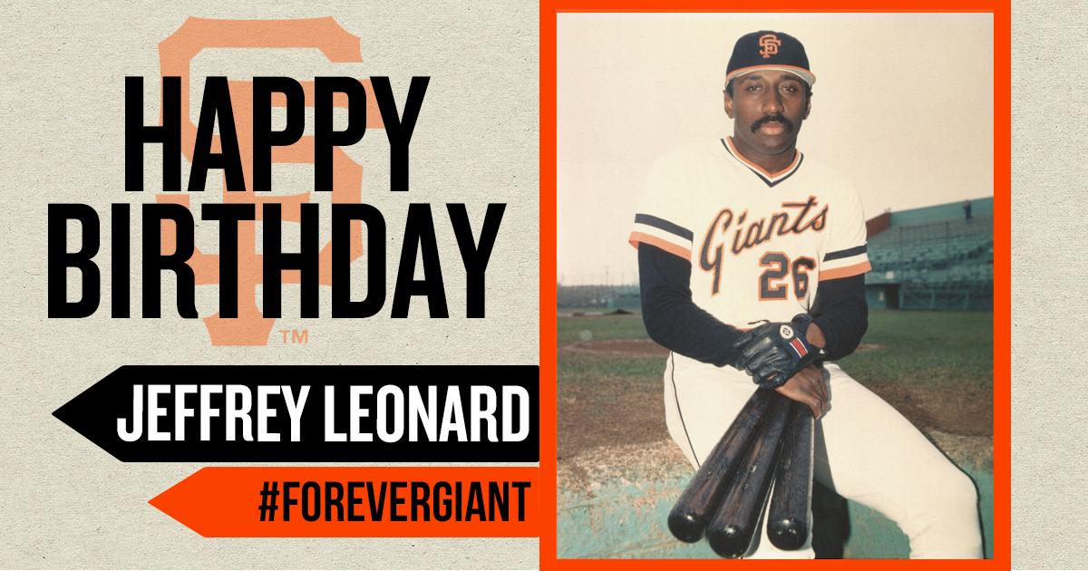 Happy Birthday to Jeffrey Leonard!  