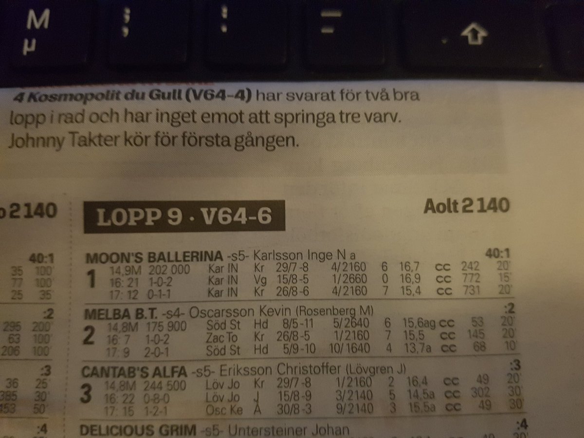 bjrn_ohlsson's tweet photo. Ser mest fram emot att se den nya startmetoden i lopp 9 ikvรคll pรฅ Kalmartravet ๐ #aolt https://t.co/UuCV2mbnIA