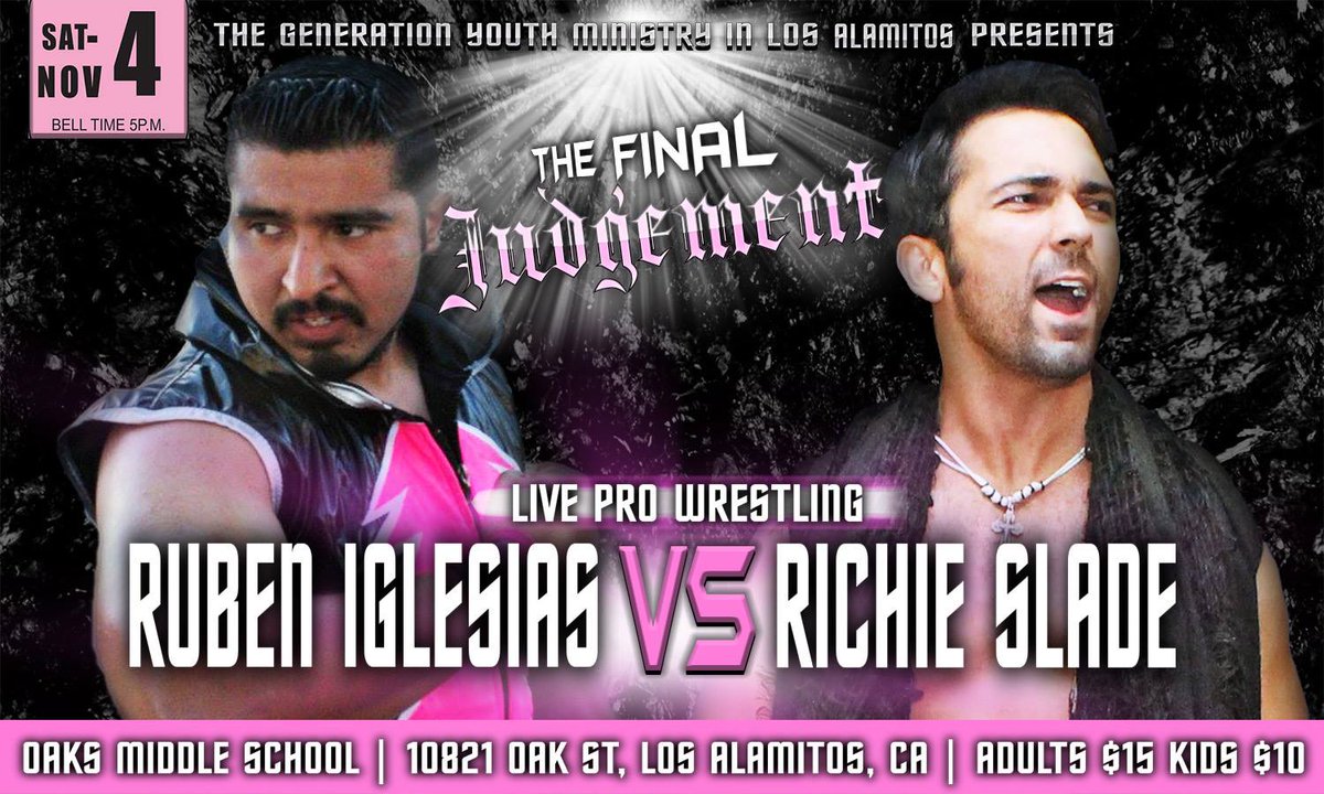 Rube_beast's tweet photo. I am really excited for this match come #Finaljudgment. For the first time I step into the ring with one of #socals best #slade #iglesias https://t.co/rg1iqIdR4i