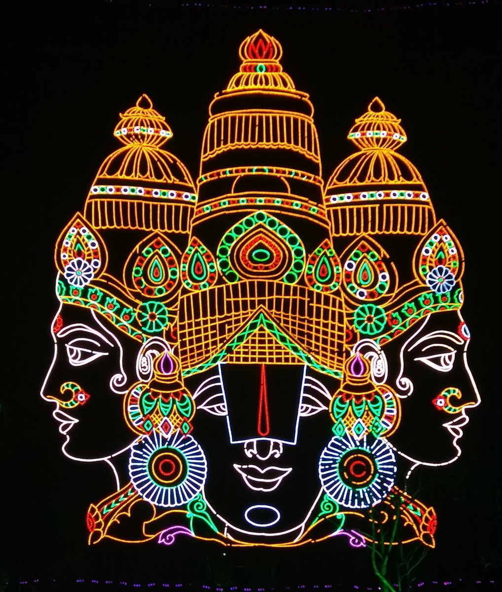Blessed with the Darshan of Lord Venkateshwara &amp; Goddess Padmavathi on this auspicious day of Navarathri..