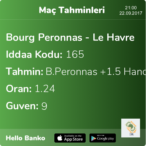 HelloBankoApp's tweet photo. Günün Maçı https://t.co/ryBwk24DJJ #iddaa #iddaakuponu #bahis #bahiskuponu #tahmin #banko #bankomaçlar #bankokupon #bet #bets #ücretsizkupon https://t.co/Tz9P0FyKQx