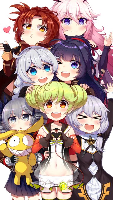 崩壊3のtwitterイラスト検索結果 古い順