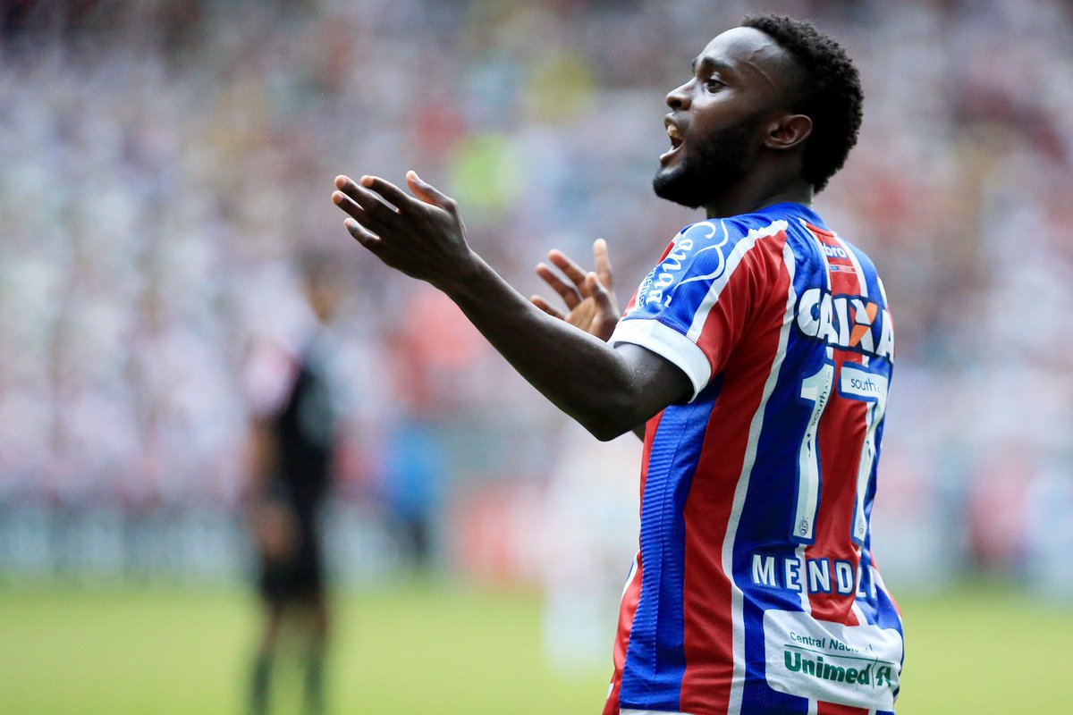 TRATOASSESSORIA's tweet photo. Mendoza | “Não podemos errar contra o Grêmio”, destaca atacante do Bahia.

Vale conferir: https://t.co/Pat3zP9my3 https://t.co/3EOHT9Bzuh