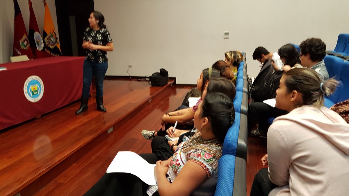 elchuro's tweet photo. Segunda jornada del encuentro #Ciberfem #Ecuador. Mujeres en la tecnología para despatriarcalizar el conocimiento. https://t.co/Uf3VMoDrPw