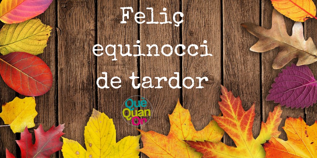 Què Quan On tweet media