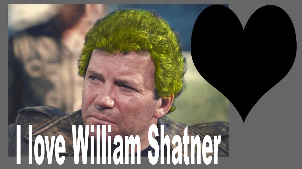 beetrootman63's tweet photo. William uses #uber #WeWantUber every where baby. Ps only william can get away with that real hair cut, not a wig #startrek https://t.co/VlXfBydfgi