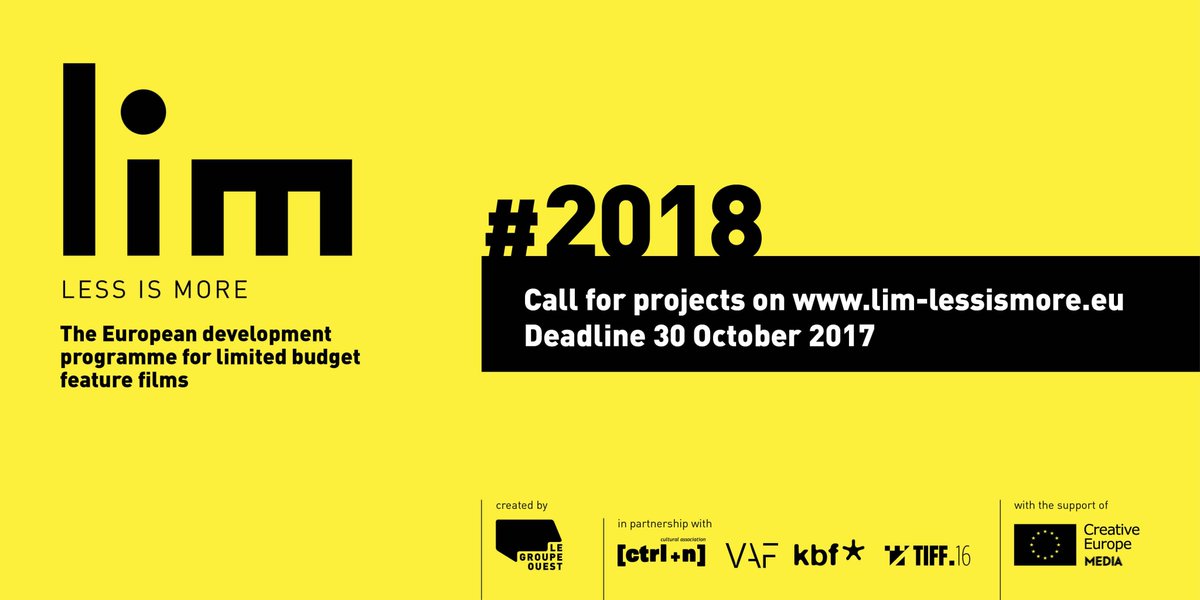 WeAreTheAFCI's tweet photo. New Filmmakers: Get creative support and funding from the Less is More program. 16 projects will qualify. Apply at https://t.co/qqqieZHbjm https://t.co/myc3d9Hr7i