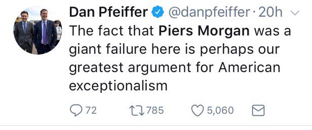 Mate, you failed to close Guantanamo, dropped record numbers of bombs &amp; deported 3m people. Pipe down about failure.
