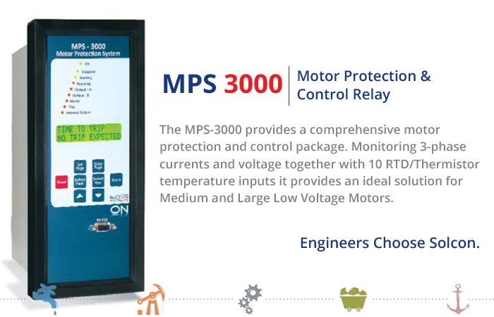 solcon_ind's tweet photo. Need #motorprotection? Discover @solcon_ind MPS 3000. It's ideal for MV &amp; LV Motors  #solcon #mps3000
https://t.co/OT9mlj1RGN https://t.co/gfWUuEZWaC
