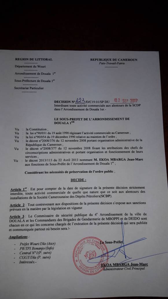 mariefloreamass's tweet photo. Toute activité commerciale interdite autour de la SCDP Dla https://t.co/HQQZ6bYjbV