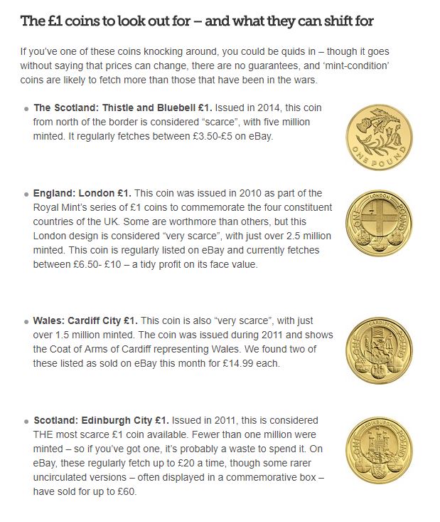 Money Saving Expert On Twitter Is Your Old 1 Coin Worth - 