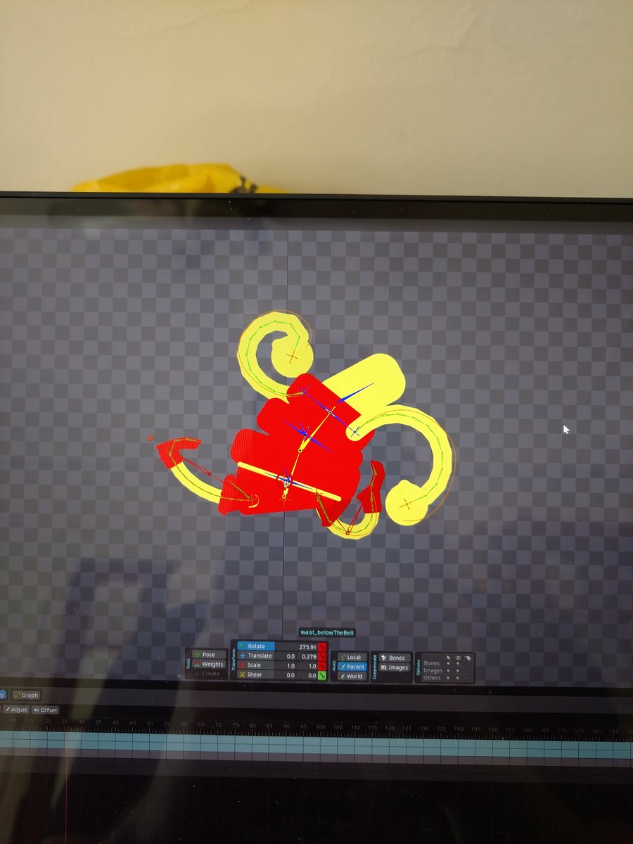 DunkDunkGame's tweet photo. Pretty pleased with this extreme key for our run cycle. #animation #indiegame #gamedev #madewithspine https://t.co/YlTsmxUKRc
