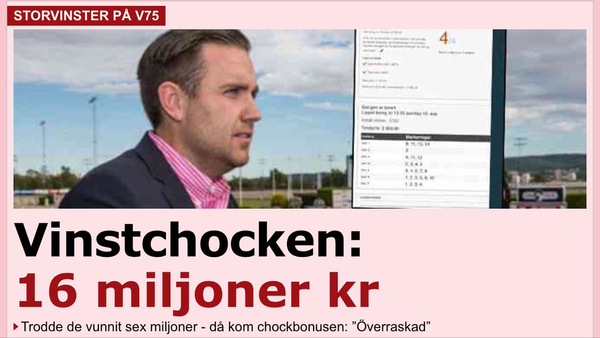 Blir det nye sjokk i morgen på Färjestad. Vinnerbongen har snadder på lager til morgendagens omgang.🎯🐴 Prøv et lodd: cdn.rikstoto.no/expert/popup/a…