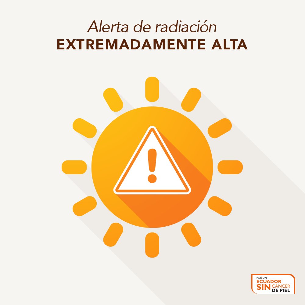 SuncareEc's tweet photo. Evita exponerte al sol de 09:00 a 15:00 y si sales, no olvides utilizar #SuncareEC cada 3 horas para proteger tu piel y la de tu familia⚠️ https://t.co/dw0v95MHAL