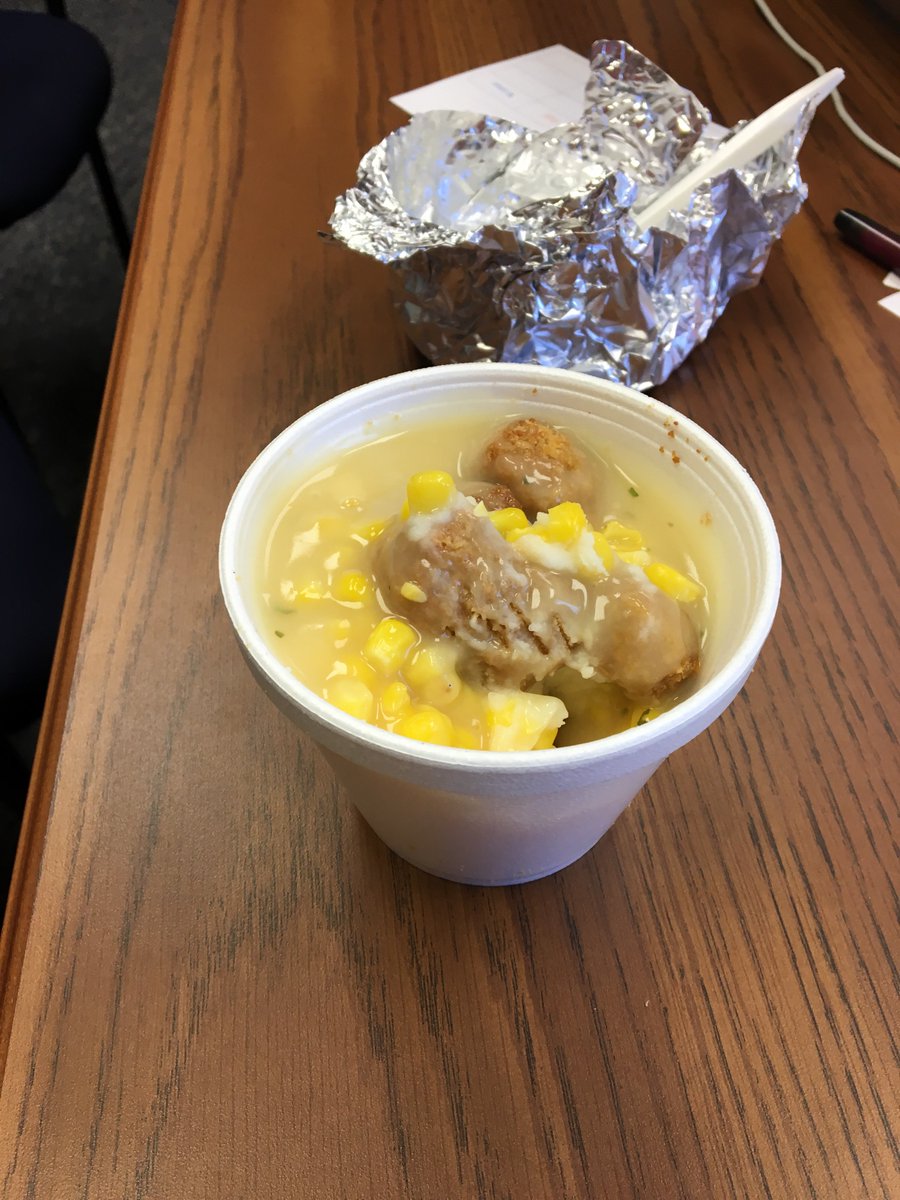 Thanks <a href="/AuroraLunchCrew/">Aurora Lunch Crew</a> for spoiling me today! #popcornchickenbowls