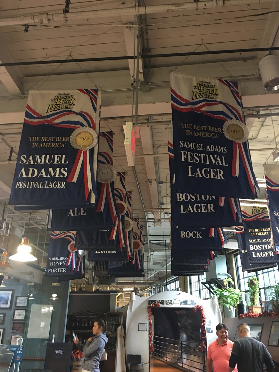 Probably the last stop on this trip. I’m just worn out & sick of people. #SamuelAdams #bostonbrewery