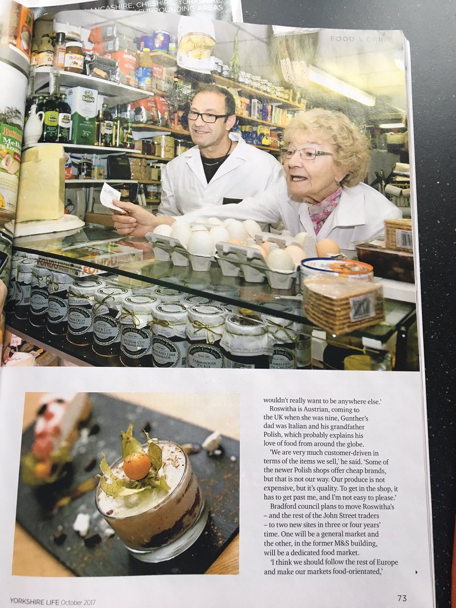 Roswitha's Deli (@roswithasdeli) on Twitter photo Delighted to be flying the Bradford flag in <a href="/Yorkshire_Life/">Yorkshire Life</a> this month. #bigupBradford #topoftown Delighted to be flying the Bradford flag in <a href="/Yorkshire_Life/">Yorkshire Life</a> this month. #bigupBradford #topoftown