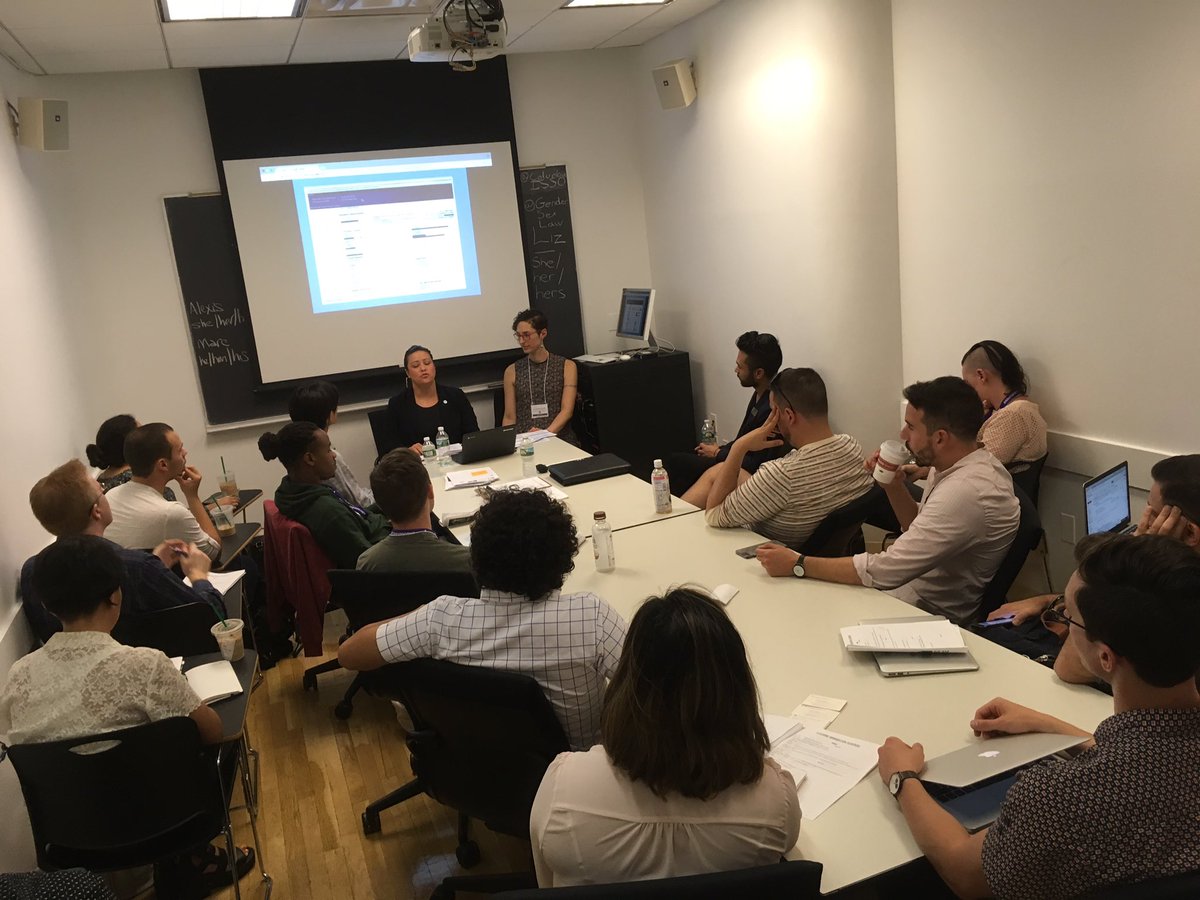s_mcguirk's tweet photo. Packed room to learn about #HigherEd Access &amp; Advocacy for LGBTQI at #QI4 https://t.co/7vKzQ8sZKF