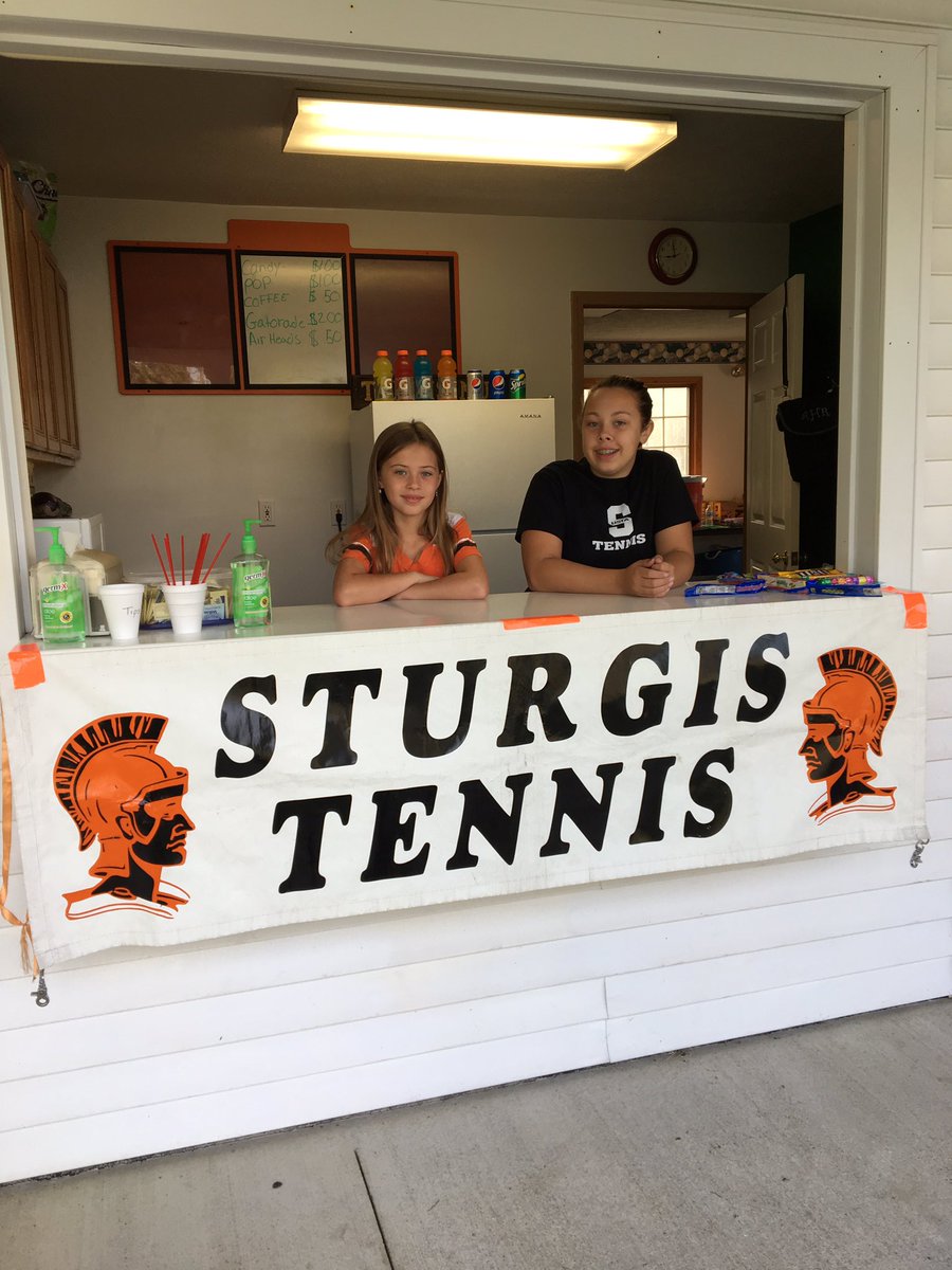 NeColle's tweet image. We have the cutest concession stand workers!  #sturgistennis #sturgismichigan #tennis