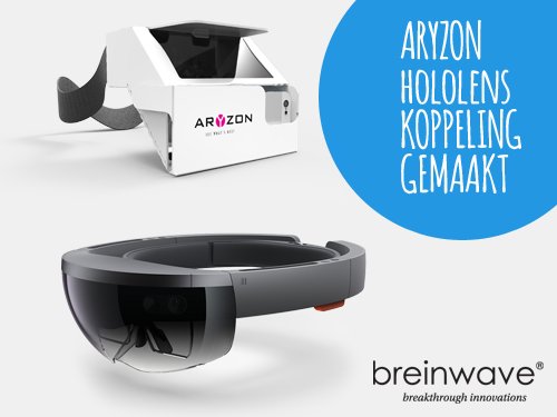 Breinwave's tweet photo. Breinwave koppelt #Aryzon #AR -bril aan de #Hololens https://t.co/QYUPXmLVz1 #AugmentedReality #mixedreality #breakthroughinnovations https://t.co/PUOvcy534T