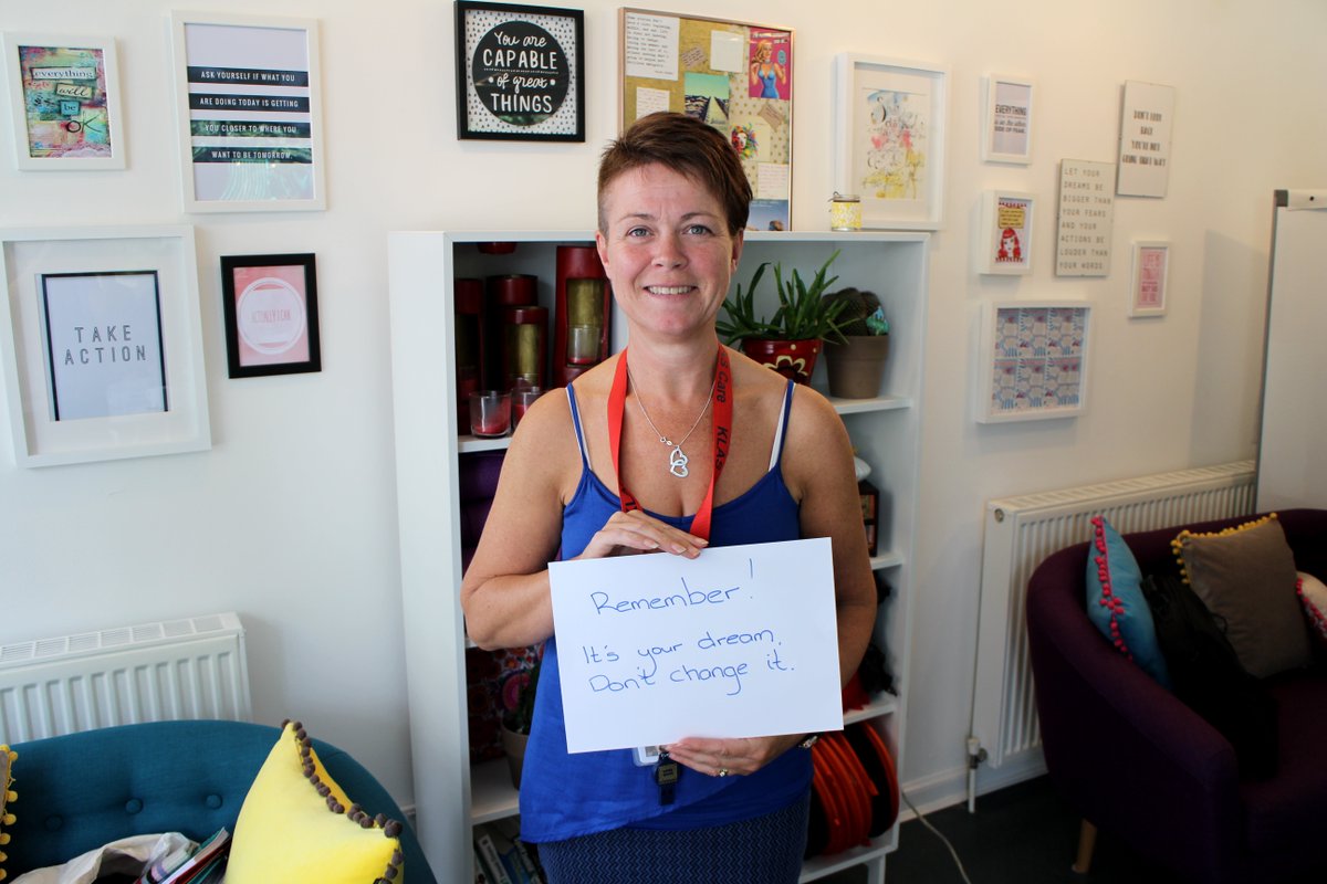 Firstport's tweet photo. It's your dream - don't change it! Brill top tip from @klascarecic! Sharing learning and tips as part of #Firstport10 https://t.co/cfUzyWfs9n
