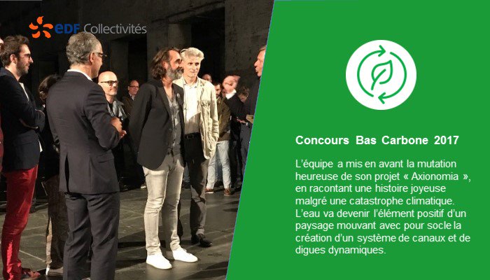 EDF_Entreprises's tweet photo. #ConcoursBasCarbone @bthomazo a remis le trophée à AAVP Architecture pour sa participation ! Bravo à eux ! https://t.co/Z28Mr7KGsW https://t.co/OMKs345938