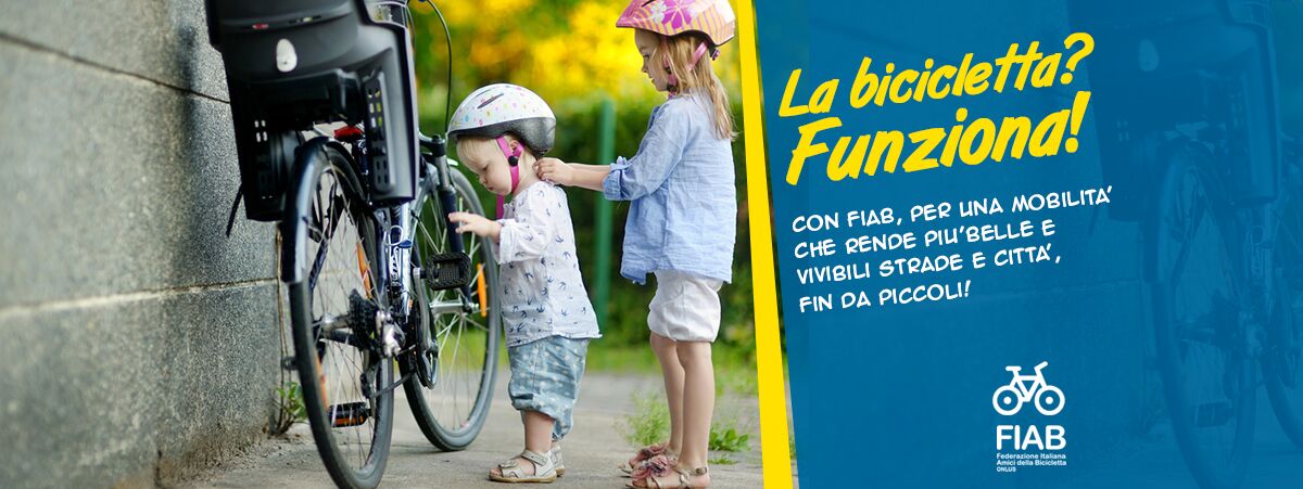 Con #FIAB, per una #mobilità
che rende più #belle e
#vivibili strade e #città,
fin da piccoli 🚴‍♀️🚵🚴🚵‍♀️