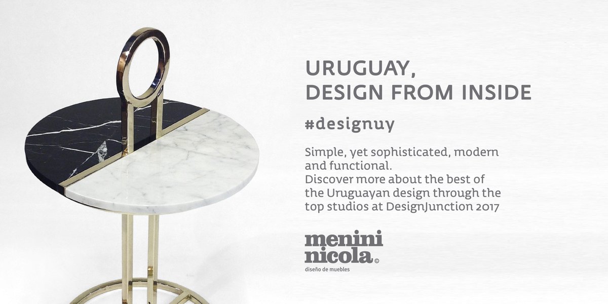 UruguayXXI's tweet photo. 7 estudios uruguayos exponen en Designjunction, uno de los eventos más importantes de diseño mobiliario: https://t.co/Hsw5iE9f2x #designuy https://t.co/SRilYY4pal