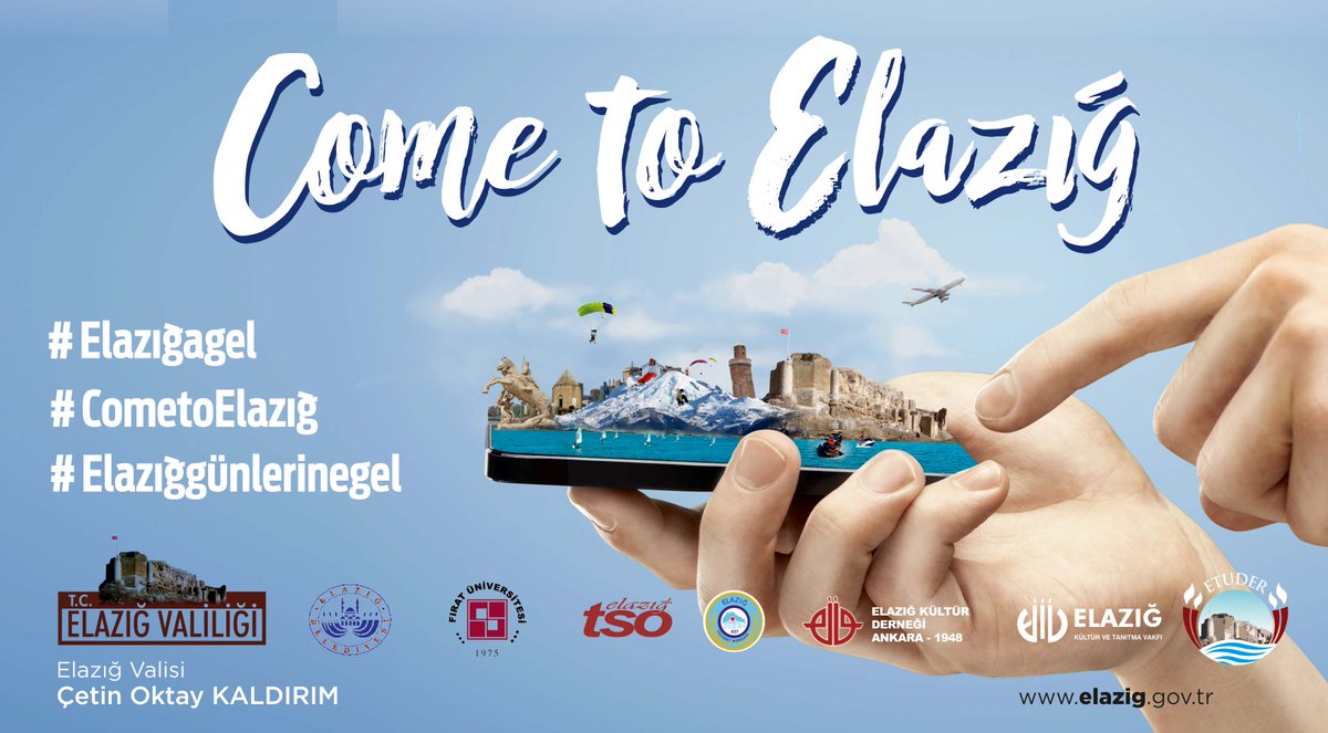 Bu ay ki hashtaglerimiz #Elazığgünlerinegel #CometoElazığ #Elazığagel 
Haydi, bi tık da senden!.. <a href="/valicetinoktay/">Çetin Oktay Kaldırım</a> <a href="/buraksylu/">Burak Soylu</a>