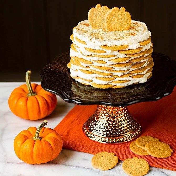 SalemBaking's tweet photo. We're celebrating the first day of fall by whipping up this pumpkin maple icebox cake!🍁🎃Stock up on Pumpkin Spice … https://t.co/pabuorgQ4H. https://t.co/v0gzhvjNWu