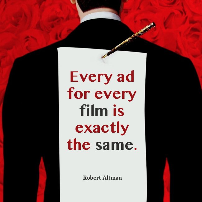 TheTakesCom's tweet photo. #Filmmaking #quote by Robert #Altman #filmmakingquote #moviemaking #RobertAltman https://t.co/NoVOstSCX5