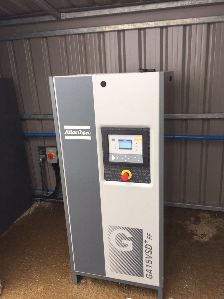 F1 giant hits top gear with two energy efficient Atlas Copco variable speed compressors installed by TSB Enginneering.