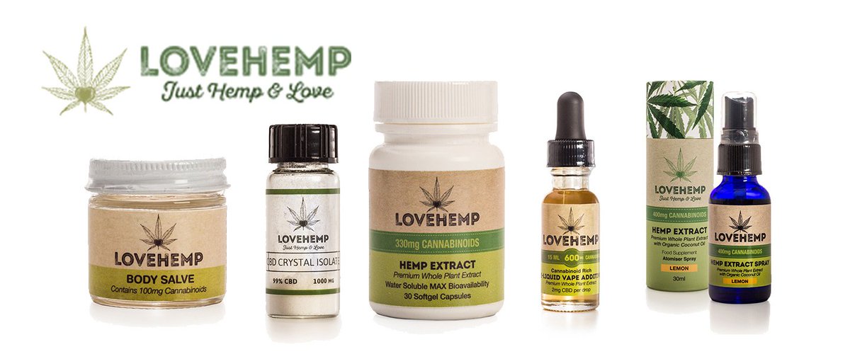 Love Hemp - Full range of CBD oil in stock now organicfunktion.com/product-catego… #CBD #Oil #Wax #Vape #E-cigarette UK