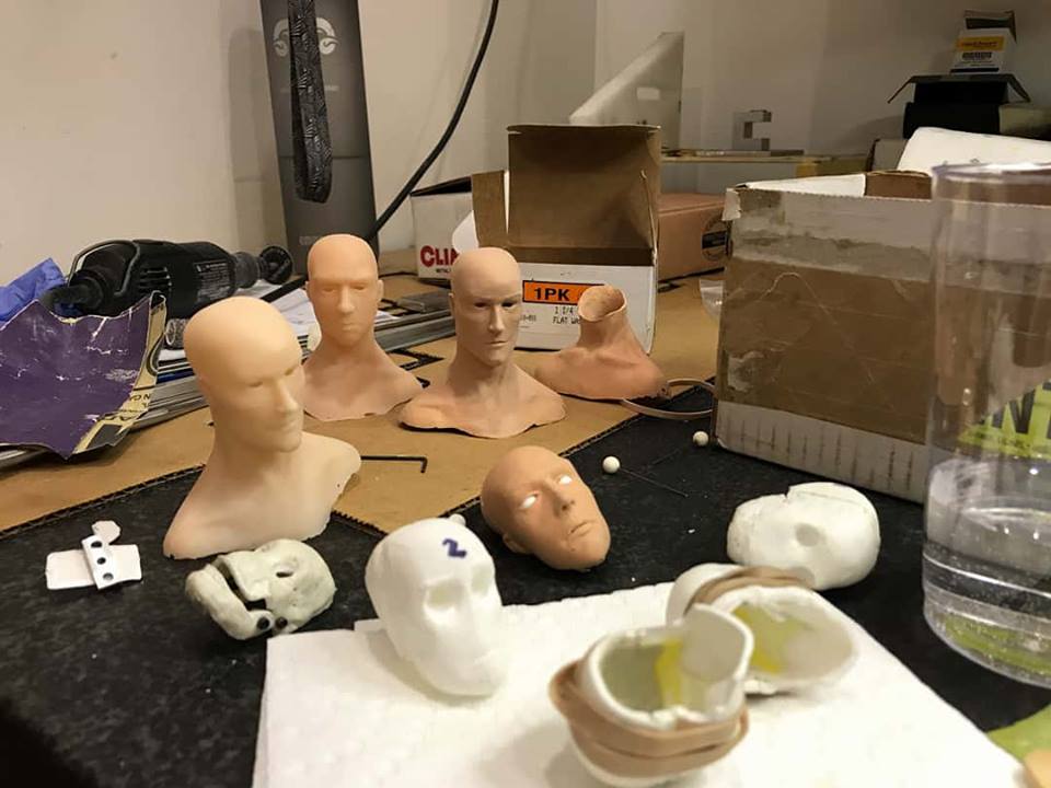 Working on under skulls and test skin for our characters!

#horror #stopmotion #animation