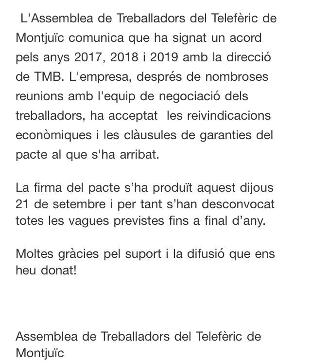 Bon vespre, un nou capítol de #LesVaguesNoServeixen:
Les treballadores del Telefèric assoleixen els seus objectius després de 3 vagues.