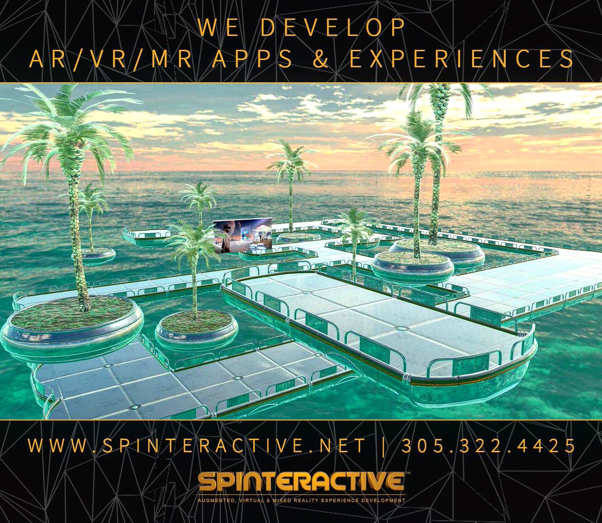 _SPINTERACTIVE's tweet image. Need a VR Experience for your product? How about an AR Experience for your Mobile App using ARKIT? We can do it!
Call us! 305.322.4425