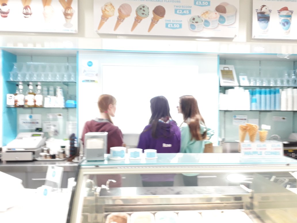 RPDRangers's tweet photo. Behind the counter @JoesIceCream as part of the #sundaechallenge. https://t.co/lYkShxvO2W