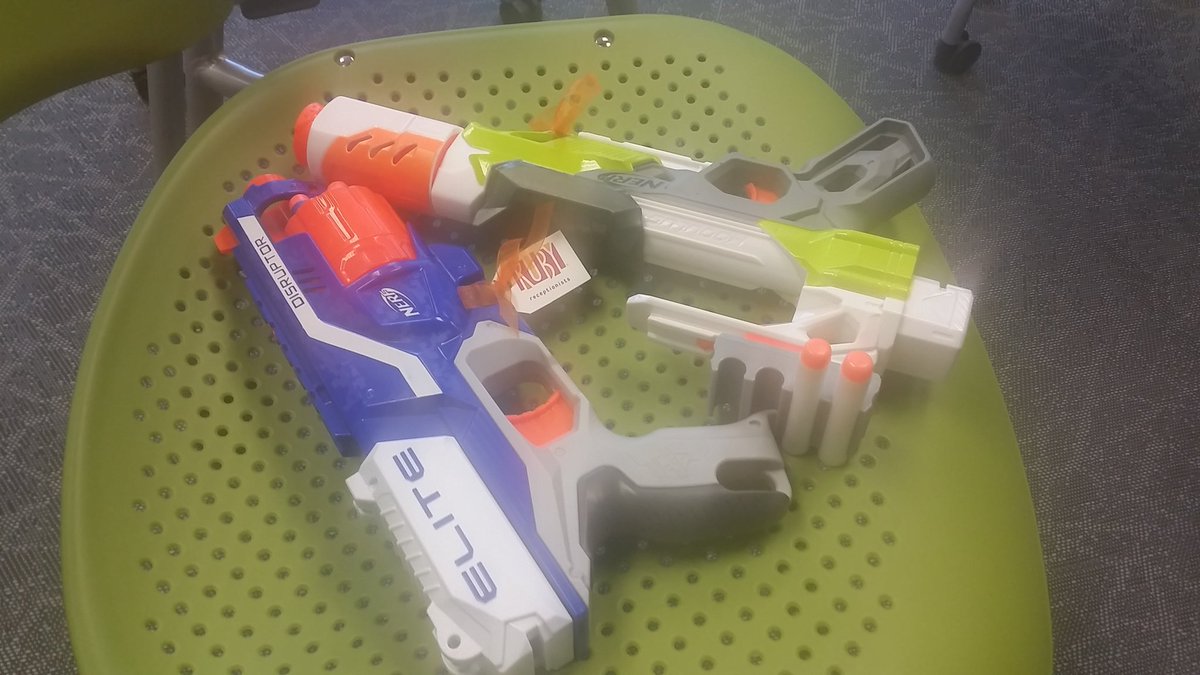 teamtalentIT's tweet image. Let the nerf battle begin #RubyTech