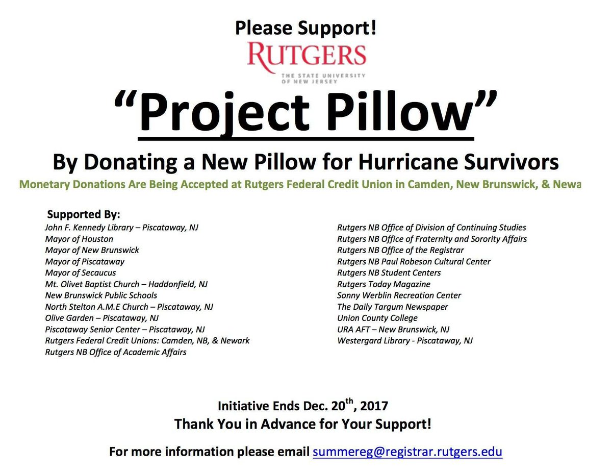 Prcc On Twitter Support Project Pillow By Donating A New