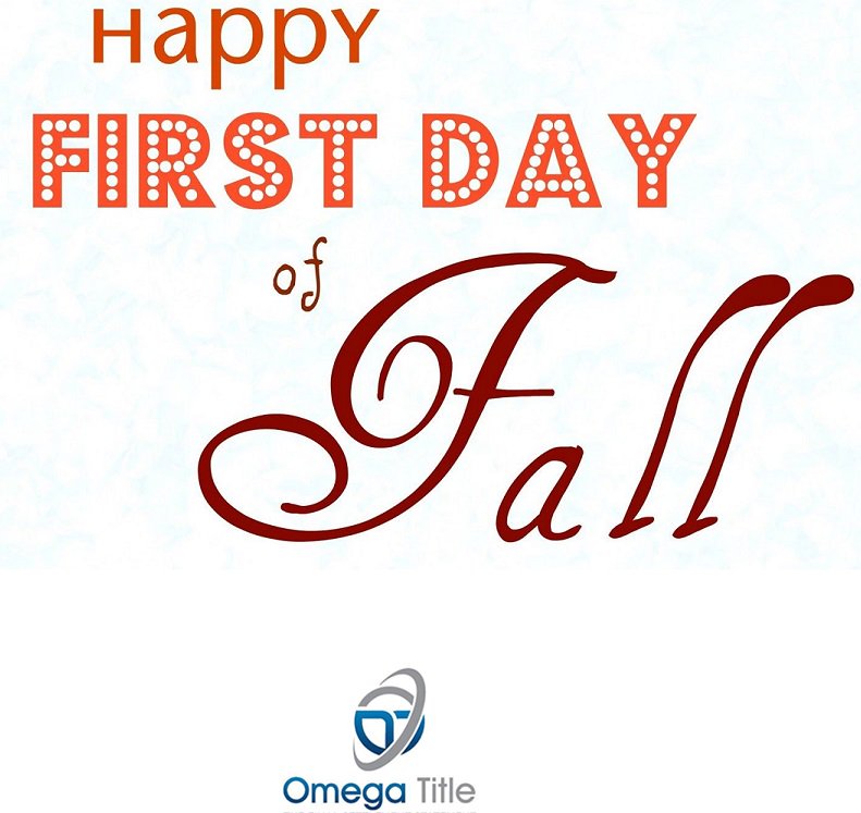 OmegaTitleGroup's tweet photo. Fall is FINALLY here! https://t.co/02mHtTt3pI