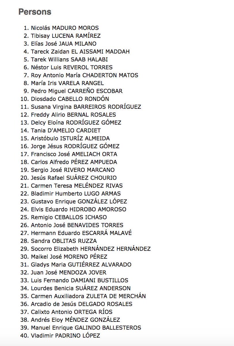 AndrewsAbreu's tweet photo. #ÚLTIMO Gobierno de Canadá sanciona a 40 funcionarios del Gobierno de Venezuela: Incluye al presidente Nicolás Maduro. (LISTA) https://t.co/0nKuA7D5jc