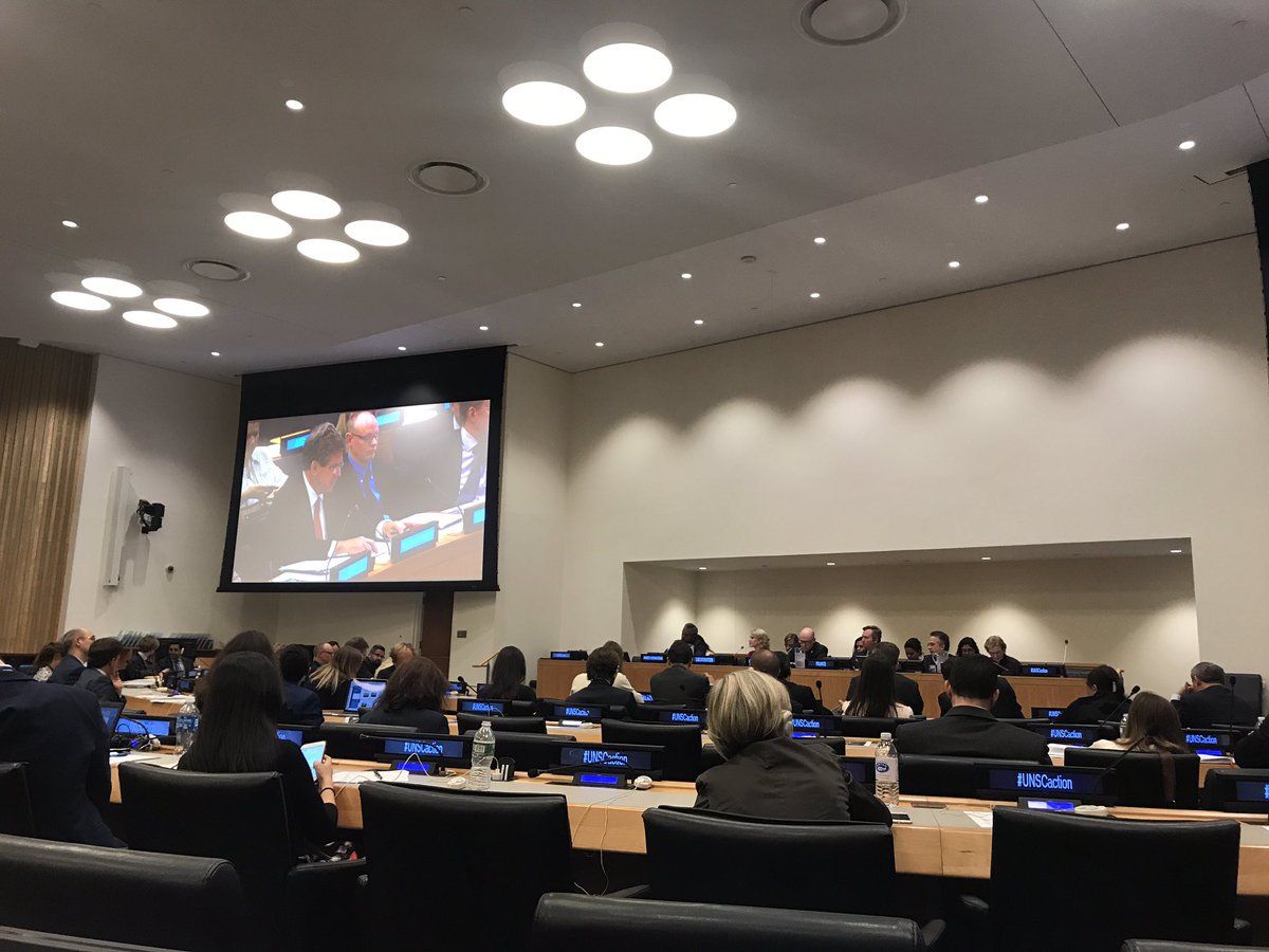 R2PCoalition's tweet photo. ICRtoP Steering Committee member, Bill Pace, calls for #UNSC to use veto in accordance w letter of @UN Charter & #R2P #UNSCaction #UNGA72 https://t.co/p8JTxMdk6C
