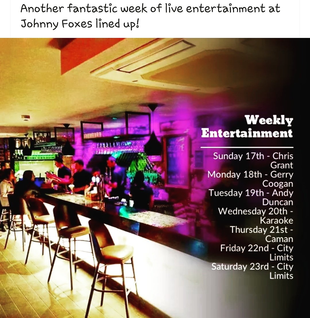 citylimitsinv's tweet photo. That's us setting up @Johnnyfoxes26 for the weekend. Pop over &amp; see us in 1 hour or you can also catch us same place &amp; time tomorrow night! https://t.co/QySTHkfYVs