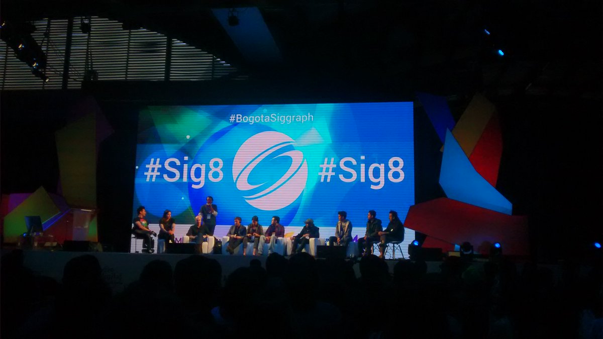 lauralenis1's tweet photo. Panel de revisión de portafolio. ¡Lo que hay es talento! #Sig8 #BogotaSIGGRAPH https://t.co/jWBnTGdG0O