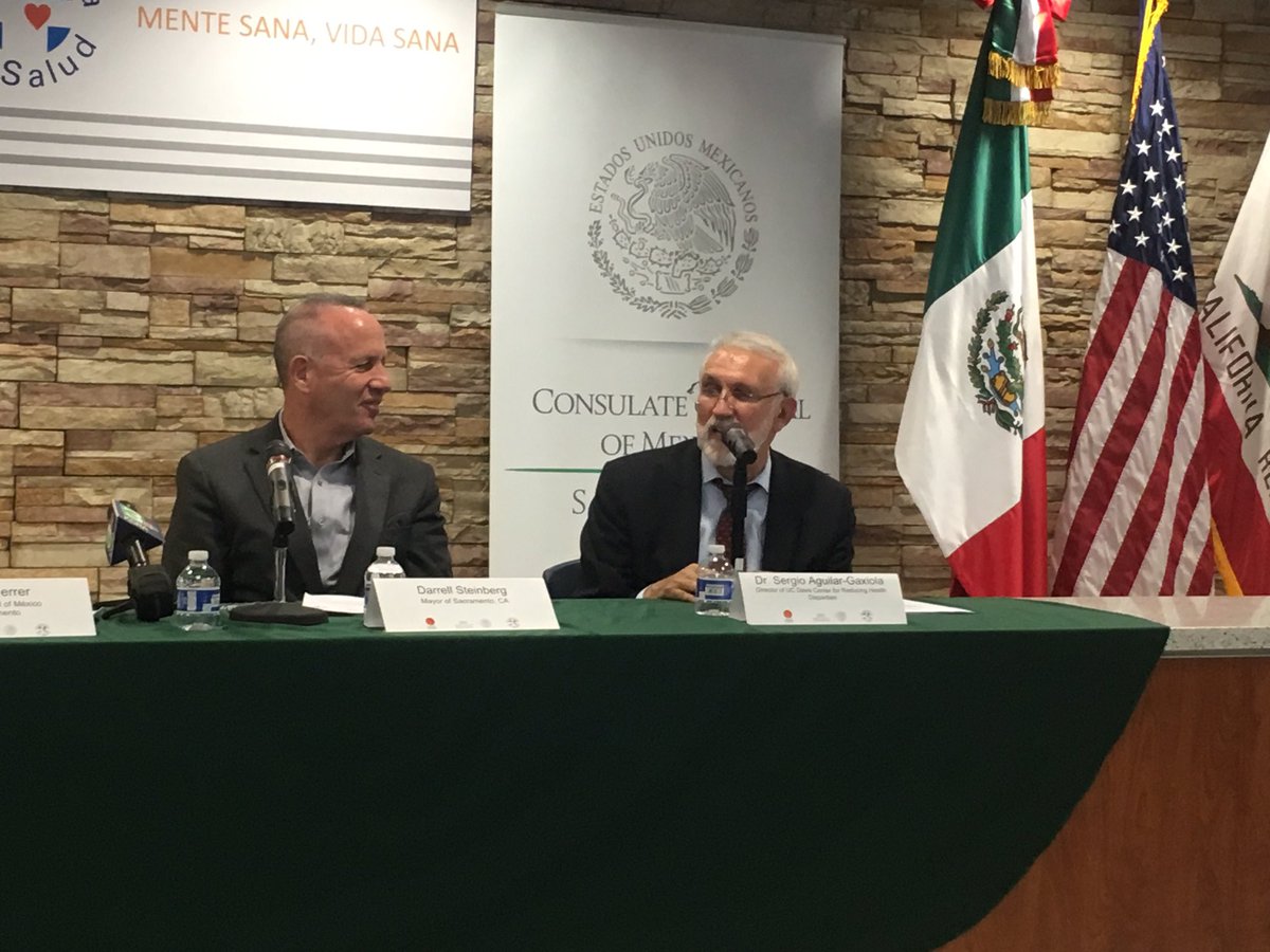 HealthEdCouncil's tweet photo. California leads the world in raising awareness about mental health - Dr. Sergio Aguilar-Gaxiola UC Davis #vds https://t.co/7AXybZi2Vh