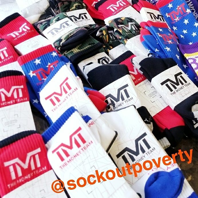 PrincessJ4Real's tweet image. Thanks to @FloydMayweather Jr. Foundation For Their Generous Sock Donation ! @tfmjf We Appreciate Your #TMT Sock Contribution !!!